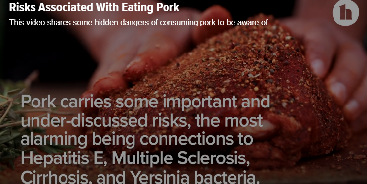 Diseases from eating PORK